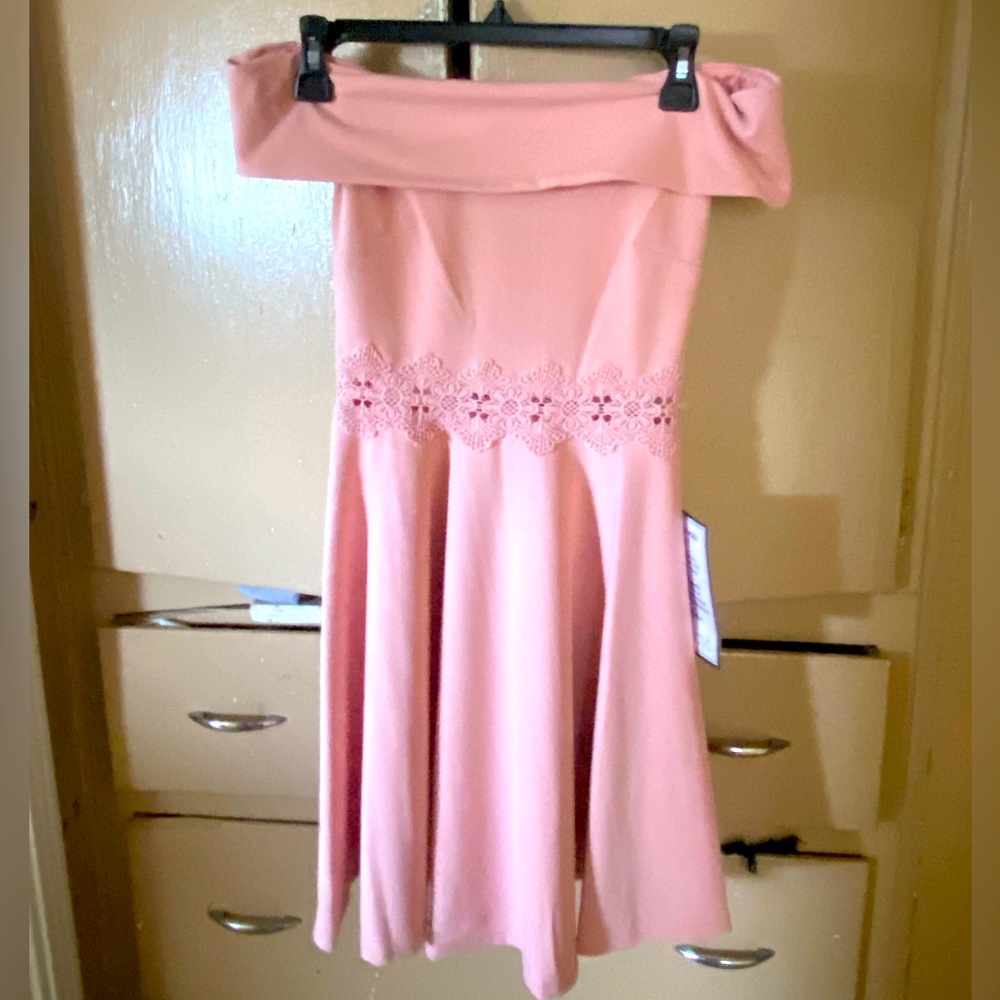 Pink Macy’s dress